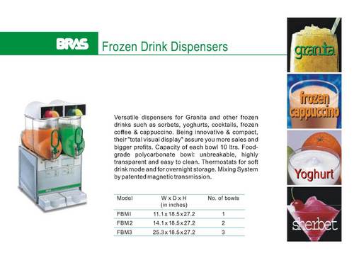 Frozen Drink Dispenser (Taylor And Bras)
