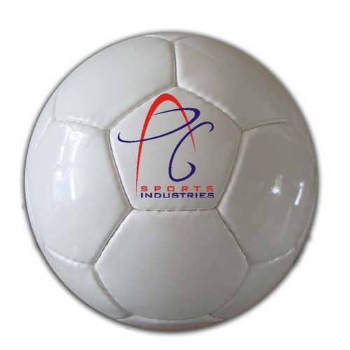Leather White Football