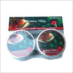 Twin Pack Tin Candles
