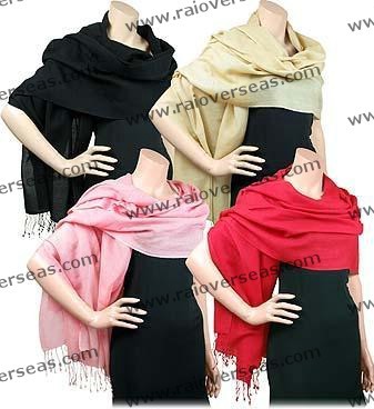 Plane Dye Viscose Shawl