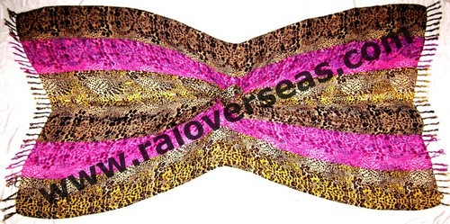 Printed Tiger Stripes Pareo