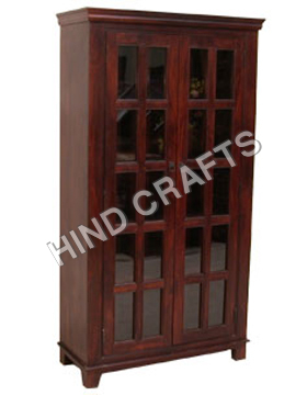 Wood Glass Cabinet