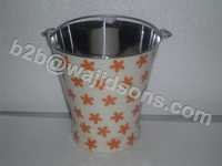 Galvanized Bucket Christmas Tree Stand   