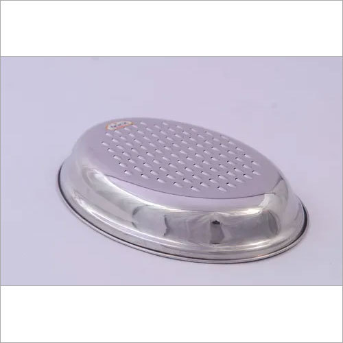 Silver Oval Grater