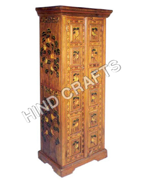 Wood Painted Furniture-Painted Almirah