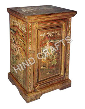 Wood Painted Bedside