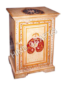 Wooden Painted Bedside