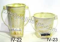 Galvanized Buckets Centerpieces