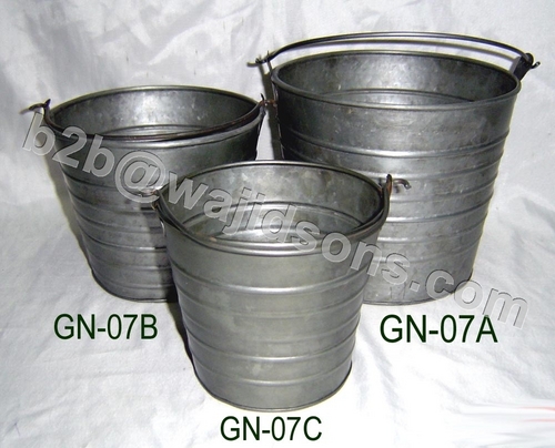 Galvanized Buckets For Flowers
