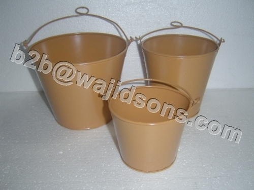 Galvanized Flower Bucket