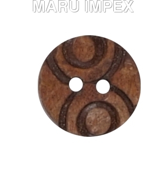 Coconut Shell Two Hole Buttons