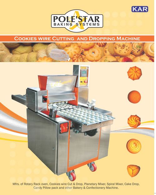 Cookies wire cutting and dropping machine
