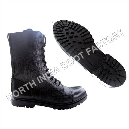 Industrial Leather Boots