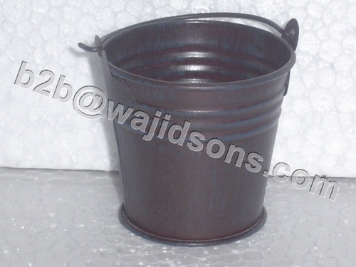 Galvanized White Pail