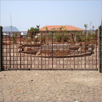 Wrought Iron Sliding Gate