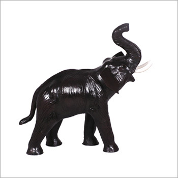 Leather Elephant Statue