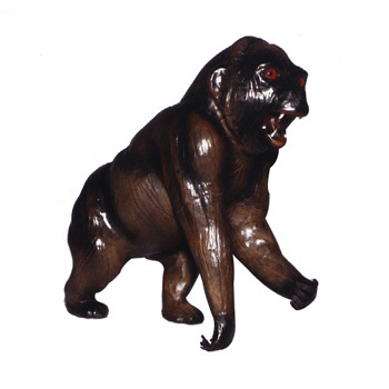 Leather Gorilla Open Mouth