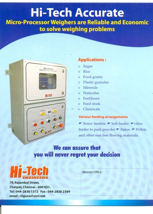 Micro Processors Weighers