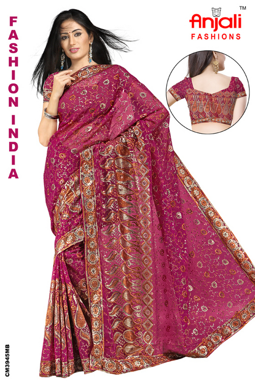 Exclusive Embroidery Sarees Manufacturer