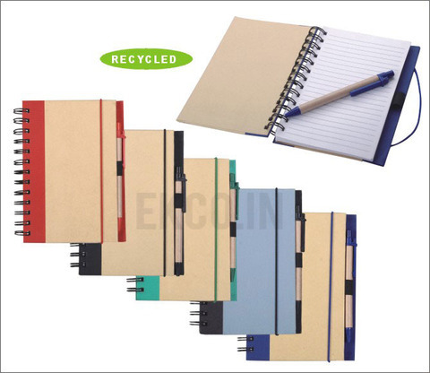 Eco Friendly Notebook With Pen