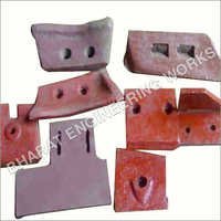 Batching Plant Shawls - Rubber Material, Irregular Shape, Red Color | Easy Installation, High Durability, Compact Size, Perfect Finish