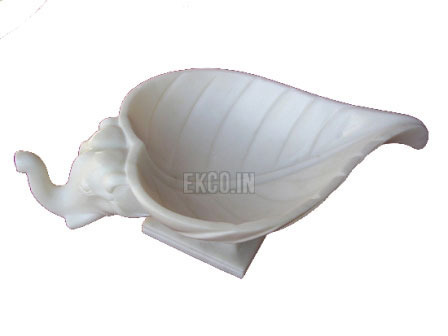 Marble Fruit Bowl With Elephant