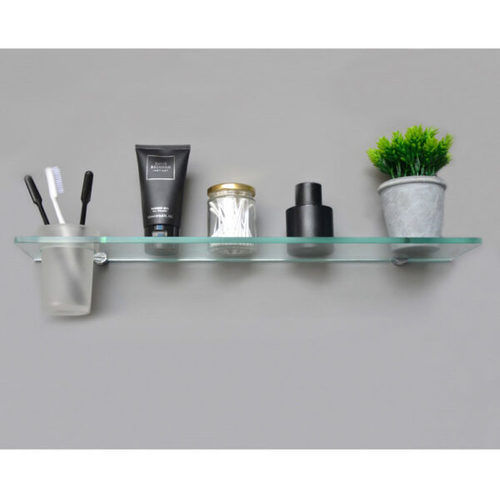 Stainless Steel Glass Shelf With Tumbler-H2O