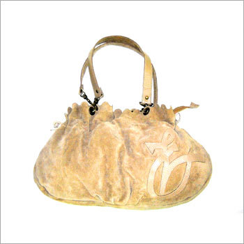 Ladies large suede Tote Bag