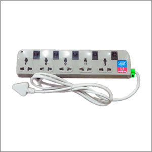 Power Solution - Copper & Plastic 10x2x1 Inches 5 Feet Cord 6 Outlets 15A 230V | Compact Design Durable Material Surge Protection Easy Installation