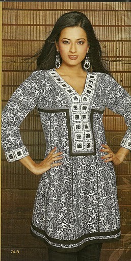 embroidered kurtis