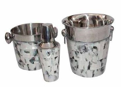 Bar Accessories - Stainless Steel, Silver, Polished Finish | Elegant Design, Durable, Easy Cleaning, Ice Retention, Cocktail Mixing