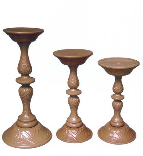 Coated Candle Holders