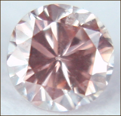 0.08 CT MEDIUM PINK SI2 ROUND LOOSE DIAMOND