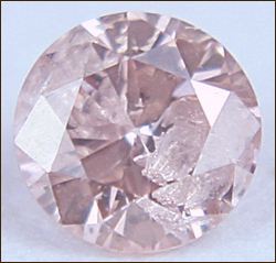 0.16 CT FANCY PINK I2 ROUND LOOSE DIAMOND