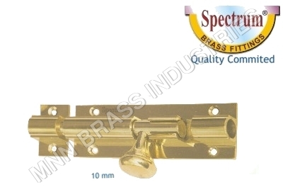 10 Brass MM Tower Bolts