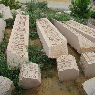 Carved Stone Pillars
