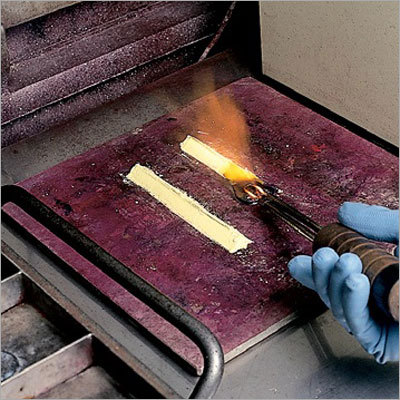 Safety Testing Burning Behaviour
