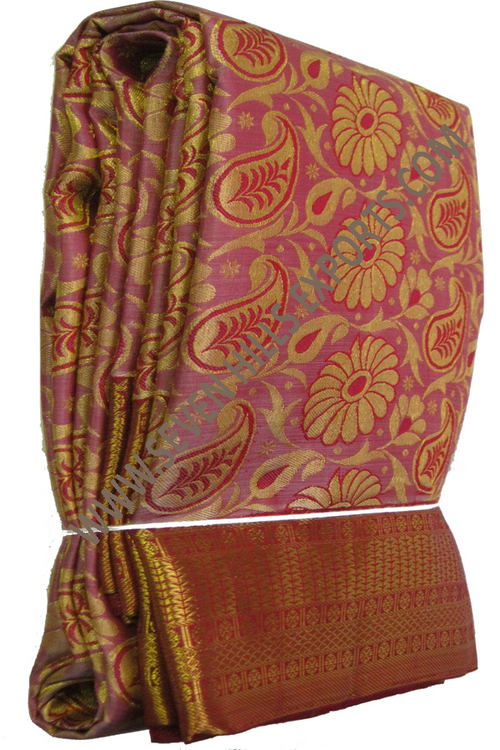 सूरजमुखी पैटर्न वाली साड़ी