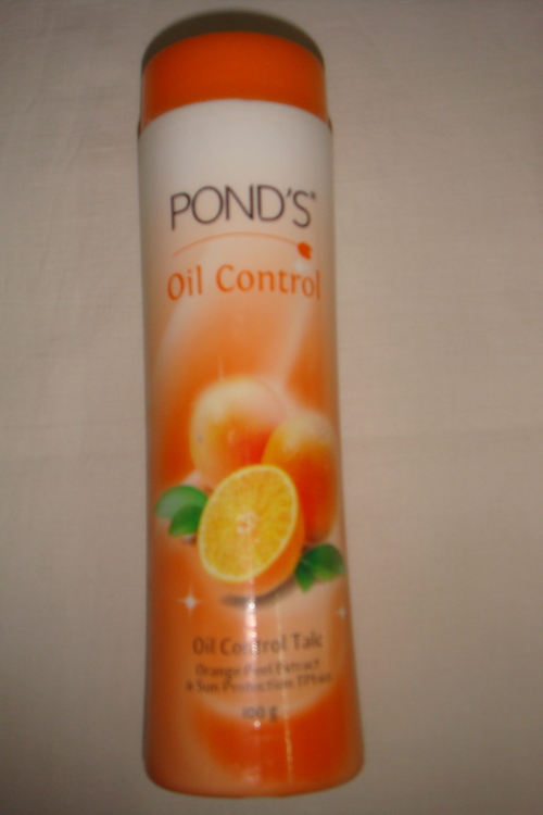 Ponds Talc - Talc, Orange | Oil Control, Soft Skin, Fresh Citrus Scent, Smooth Finish, Long-Lasting