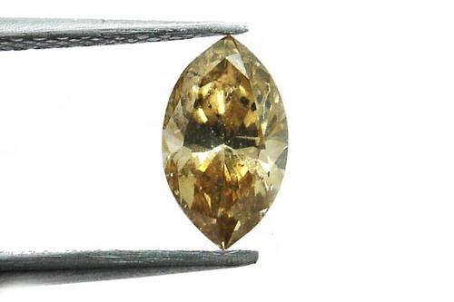 0.76 CT FANCY BROWN SI3-I1 MARQUISE LOOSE DIAMOND