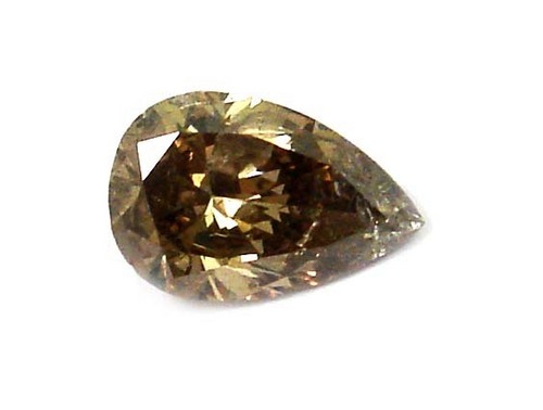 1.03 CT FANCY BROWN PEAR SHAPE LOOSE DIAMOND