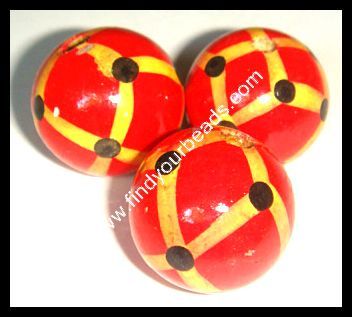 Colour Wooden Beads