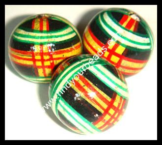 Colour Wooden Beads