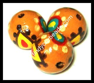 Colour Wooden Beads