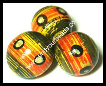 Colour Wooden Beads