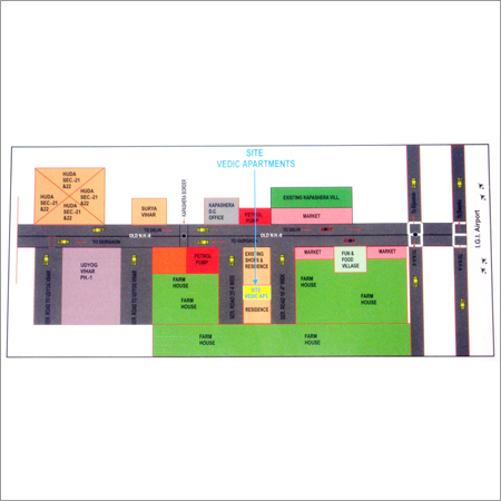 Vedic Apartments Location Map