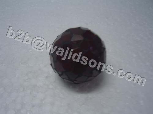 DECO BALL - Plastic 5x5x5 cm, Dark Brown Sphere | Elegant Design, Durable, Textured Surface, Versatile Use