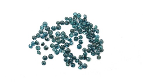 2.00 CT FANCY CARIBBEAN BLUE ROUND LOOSE DIAMOND 