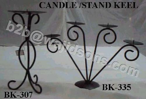 Candle Holder Wire Black