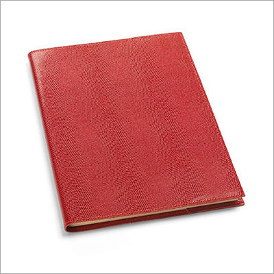 Leather Diary Covers - Genuine Leather, A5 Size, Red | Elegant Design, Durable, Secure Closure